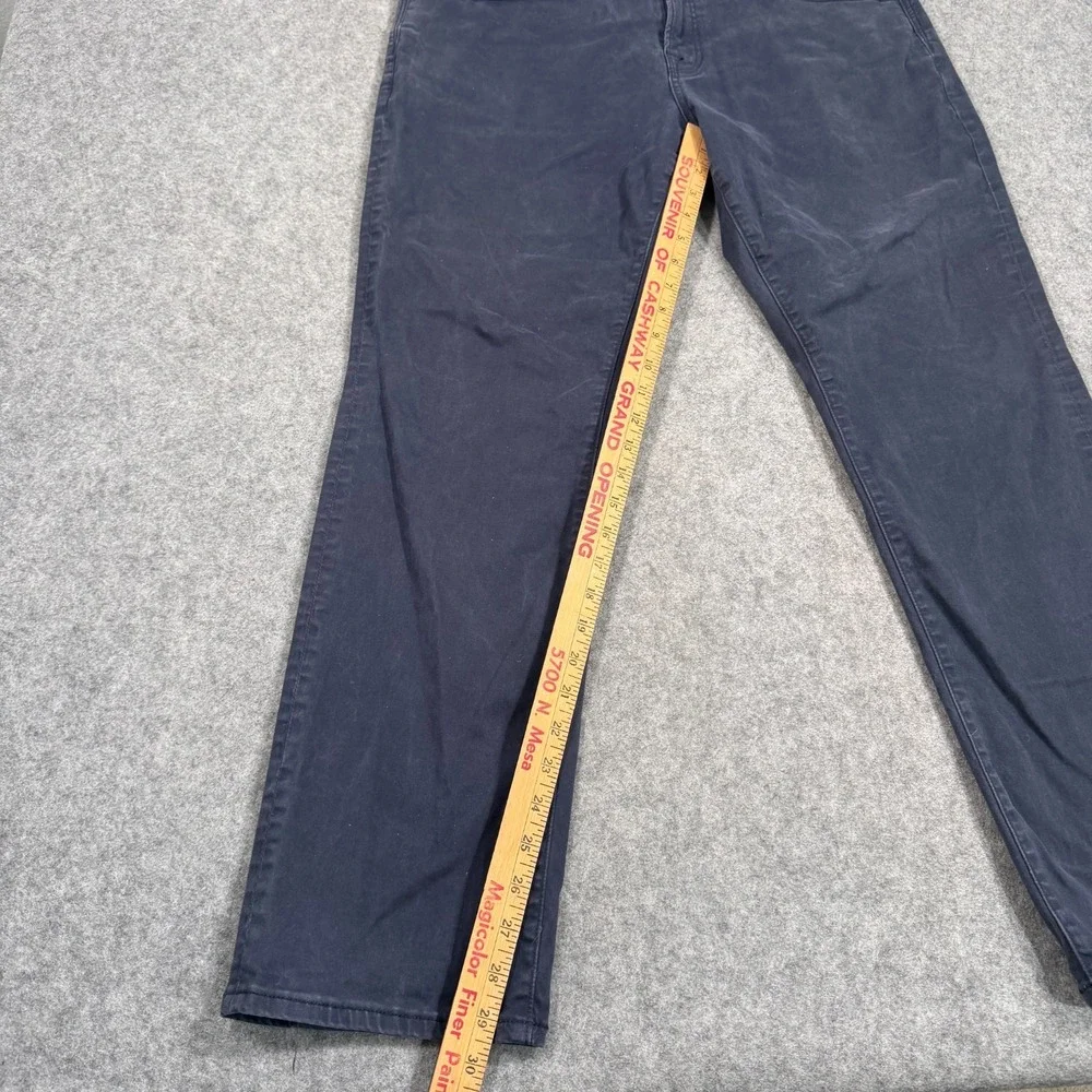 Rising Sun & Co Navy Blue Stretch Denim The Straight Fit Jeans Men's Size 38x30*